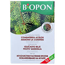 Добриво BIOPON ("Біопон") для хвойних рослин проти пожовтіння, 1 кг, від Bros, Польща