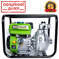 Мотопомпа бензинова Procraft WPH20 (20 м3/год, 163 см3) Мотопомпа для дому для дачі YLP