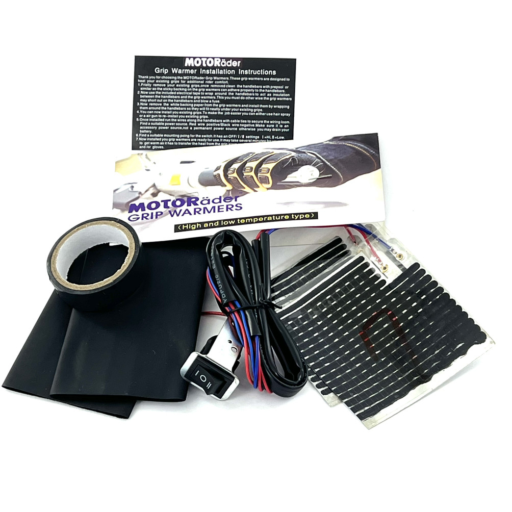 Підігрівання ручок керма квадроциклу мотоцикла скутера 2 режими температури MotoRader, фото 1