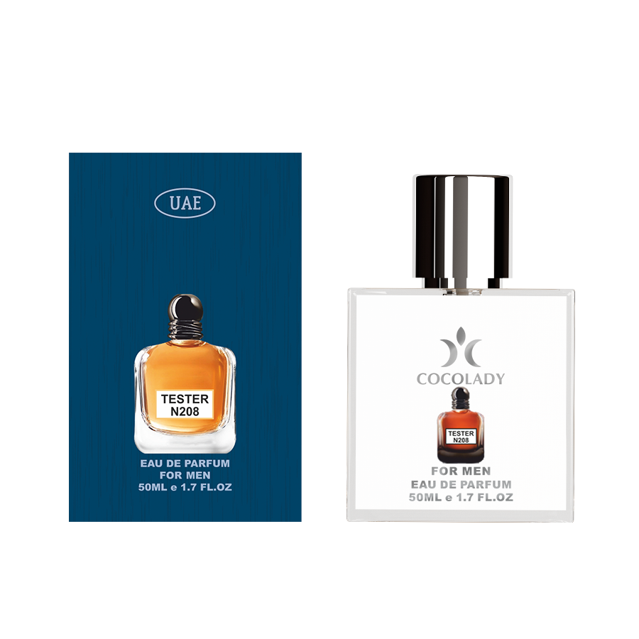 Тестер 50 мл Cocolady No 208 (аромат схожий на Giorgio Armani Emporio Armani Stronger With You Absolutely)