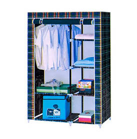 Шафа розбірна тканинна на 4 полиці 175*46*110 см