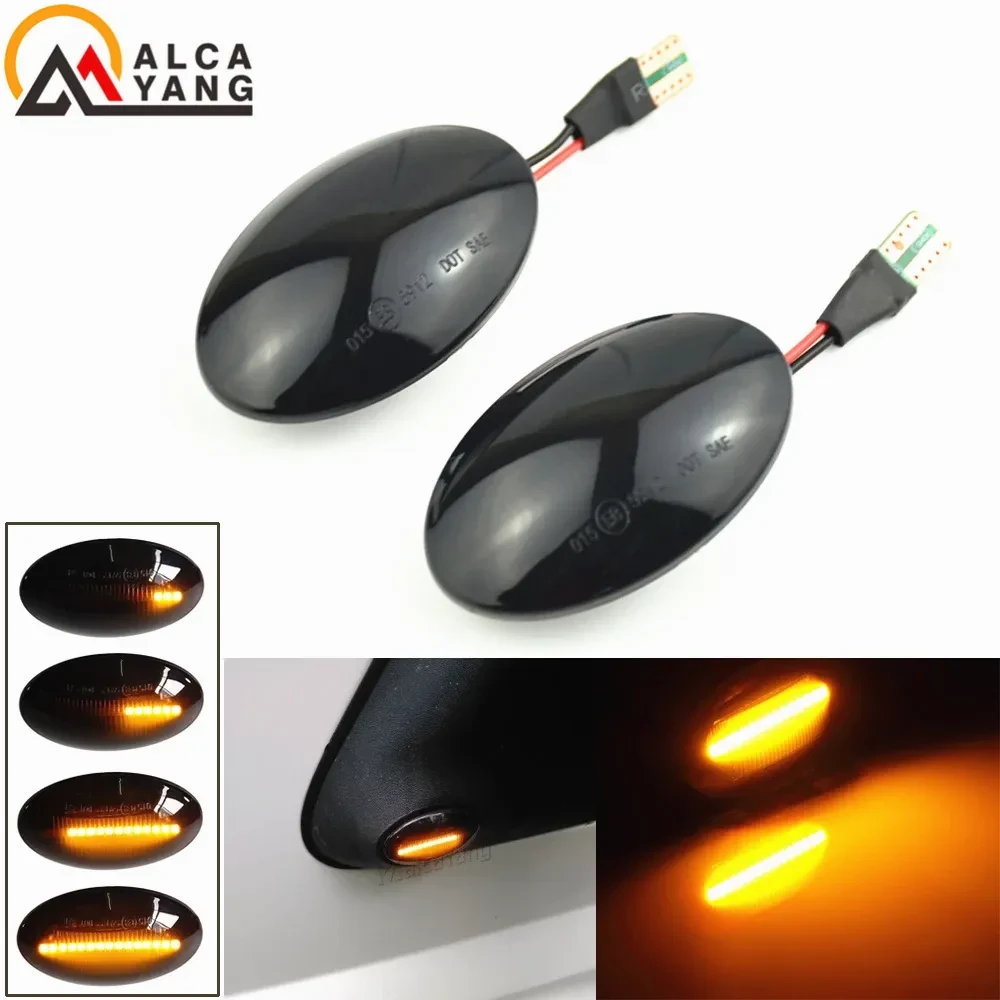 Динамічний LED-повторювач повороту в дзеркало FORD Fiesta MK6 VI/UK MK7 B-Max покажчик повороту, фото 1