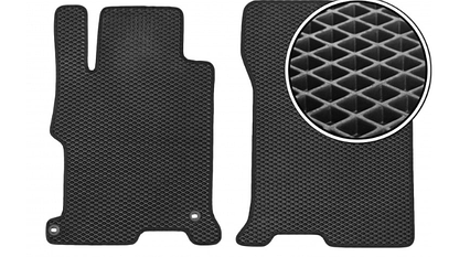 Килимок передні для Honda Accord '13-, EVA-полімерний, чорний 000027248