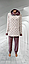 Піжама тепла жіноча махрова з капюшоном, домашній костюм кофта, фото 2