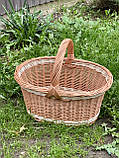 Кошик плетений з лози. Арт:052, фото 2