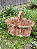 Кошик плетений з лози. Арт:052, фото 4