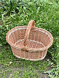Кошик плетений з лози. Арт:052, фото 3