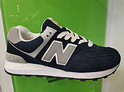 Жіночі кросівки New balance 574 metalic blue