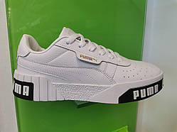 Жіночі кросівки Puma Cali SPORT MIX білі з чорним Black White