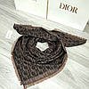 Хустка з принтом Dior тонкий кашемір, фото 10