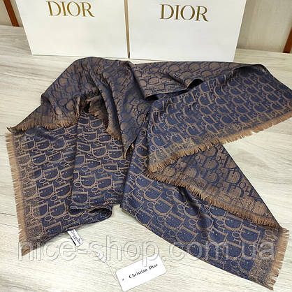 Хустка з принтом Dior тонкий кашемір, фото 5