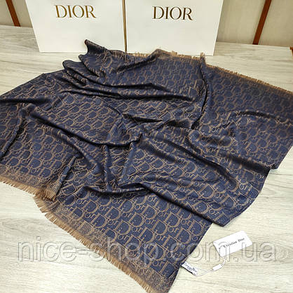 Хустка з принтом Dior тонкий кашемір, фото 3