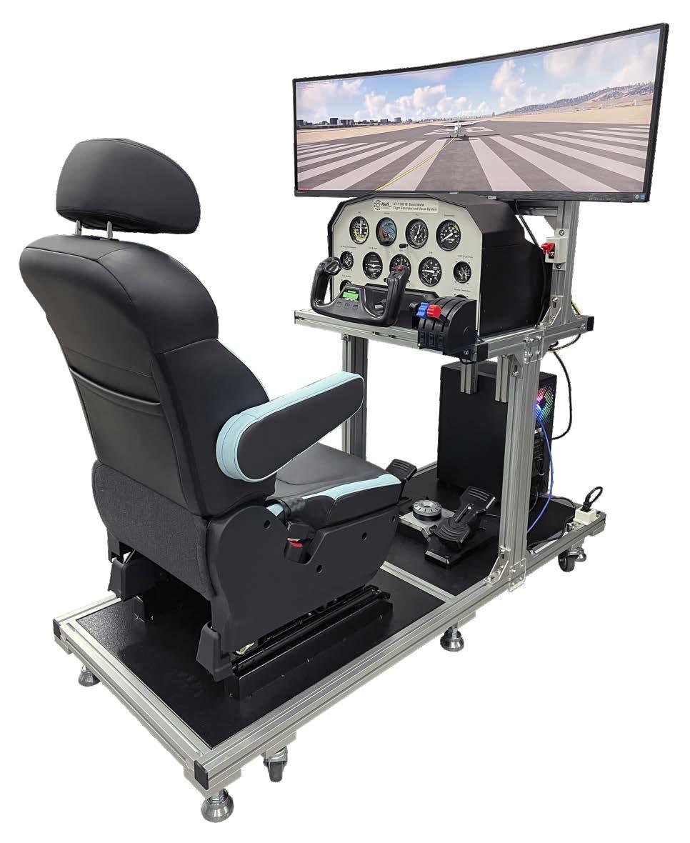 Стенд лабораторний "Базанова модель літнього тренажера із системою візуалізації" AT-F3001B