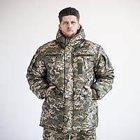 Куртка Grifon Ukrainian Military FLIS (ППЛП-З22) піксель плащівка посилена