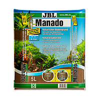 Грунт JBL Manado, 5 л. Питательный красно-коричневый грунт для аквариумных растений.