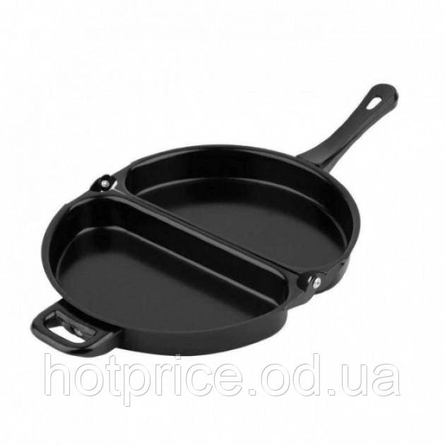 Двойная сковорода для омлета Folding Omelette Pan [ОПТ] - фото 3 - id-p1645018962