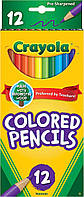 Набор цветных карандашей Crayola Colored Pencils12 шт. 40123