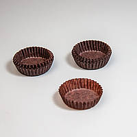 Бумажная форма для конфет коричневая 30*9,5 (100 шт)