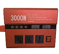 Инвертор Power Inverter 3000W 001 12V-220V модифицированный синус Преобразователь напряжения
