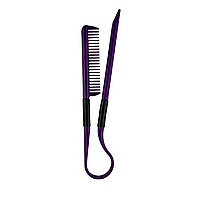 Расческа-зажим для волос Hots Professional Keratin Hair Straightener Violet, цельная (HP7004-VL)