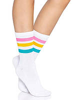 Шкарпетки жіночі в смужку Leg Avenue Pride crew socks Pansexual, 37-43 розмір SND