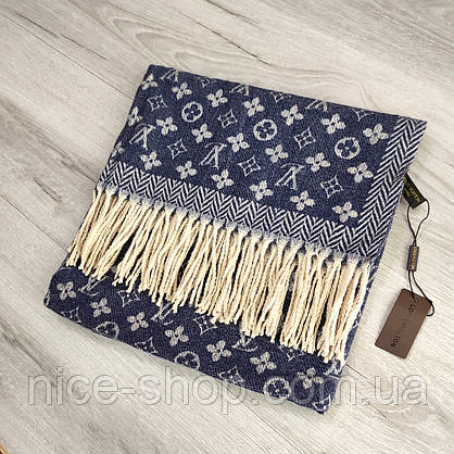 Хустка Louis Vuitton кашемір із бахромою, фото 6