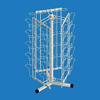 Стойка настольная вращающаяся под открытки А5 (30 ячеек)