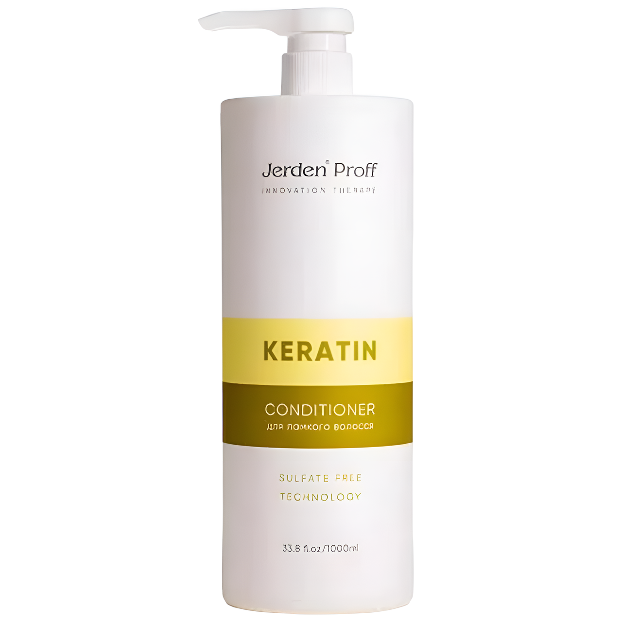 Кондиціонер безсульфатний для волосся з кератином Jerden Proff Keratin 1000 мл, фото 1