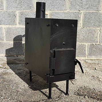 Буржуйка Троян (фарбована)