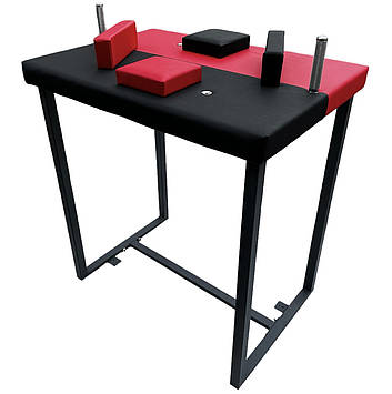 Cтіл для армрестлінгу Троян (червоно-чорний)