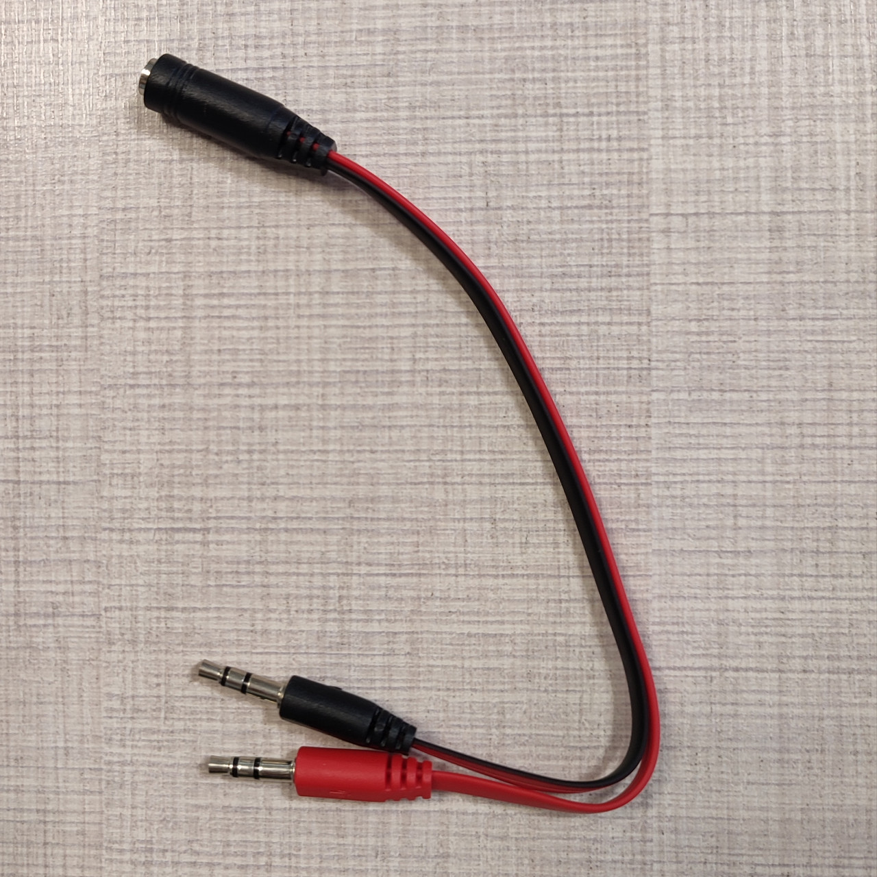 Адаптер перехідник Audio 4pin  jack 3,5мм до комп'ютера ноутбука 15см