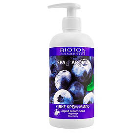 Рідке крем-мило з екстрактом чорниці та ожини Spa&Aroma ТМ Bioton cosmetics 500 мл