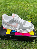 Жіночі кросівки Ailaifa8823-grey Біло-сірі SND