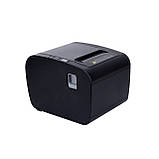 Опт та роздріб Xprinter M806 USB WiFi принтер чеків з автообрізанням чека, термопринтер 80мм чорний, фото 3