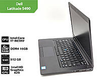 Ноутбук Dell Latitude 5490 (14.0" (1920х1080)/ Core I7-8650U / 16Gb / SSD 512Gb)