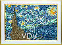 Т-1385 Зоряна ніч за мотивами картини Ван Гога (схема для вишивання бісером)