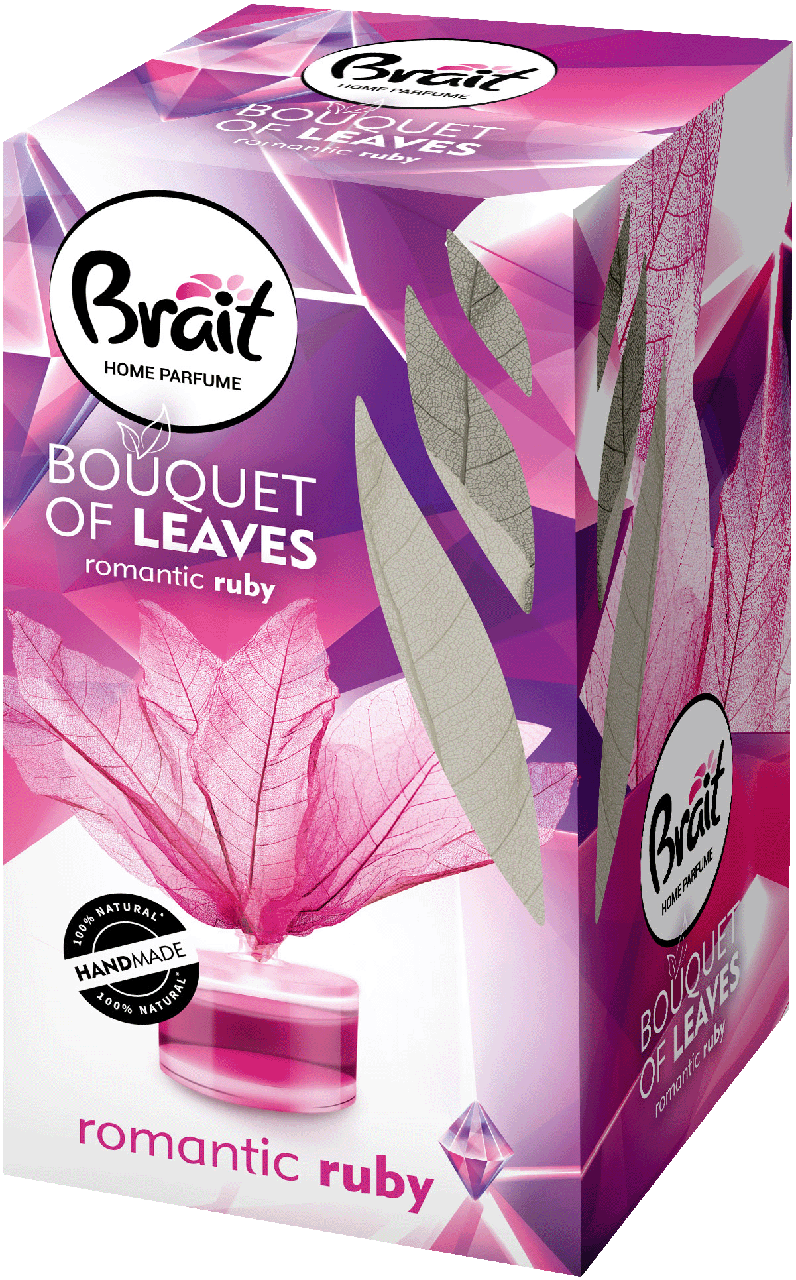 Освіжувач повітря листя BRAIT Romantic Ruby, 50 мл
