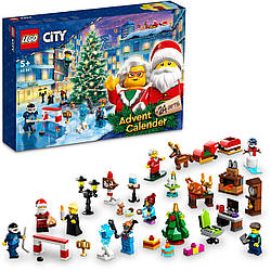 LEGO City 60381 Advent Calendar. Новорічний календар Конструктор Лего Сіті  Адвент 2024