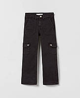 Чорно-сині джинси-карго бренду ZARA