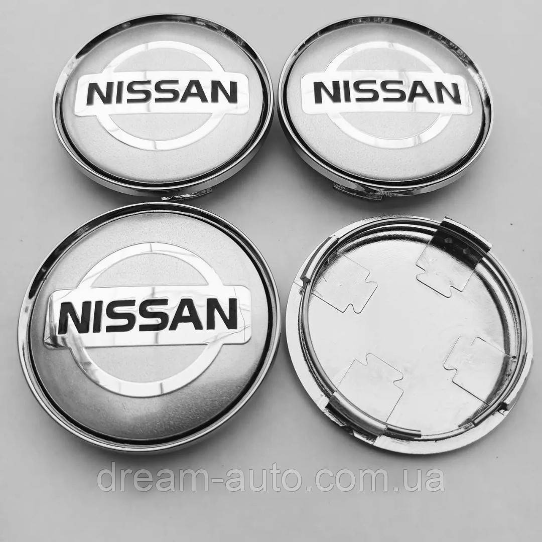 Ковпачки в диски Nissan 58*63 мм