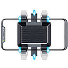 Тримач для телефону в машину на дзеркало заднього виду / Автомобільний утримувач смартфона з поворотом на 360, фото 5