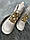 Жіночі зимові черевички шкіряні кремові MAGZA Туреччина 38р., фото 7