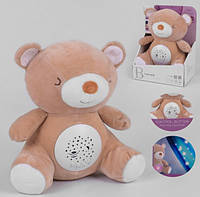 Мягкая игрушка-ночник с проектором Медвежонок