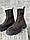 Жіночі зимові шкіряні черевики із замші чорні MAGZA Туреччина 37р., фото 4