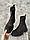 Жіночі зимові шкіряні черевики із замші чорні MAGZA Туреччина 37р., фото 5