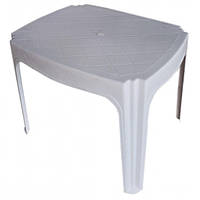 Стол для шезлонга Моно пластик белый (СДМ мебель-ТМ)