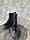 Жіночі шкіряні черевики чорні лаковані демісезонні MAGZA Туреччина 37р., фото 4
