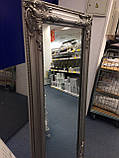 Підлогове велике дзеркало з ніжкою 160 см срібло, greenpharm, фото 4