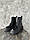 Жіночі шкіряні черевики чорні лаковані демісезонні MAGZA Туреччина 38р., фото 5