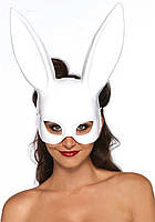Маска кролика Leg Avenue Masquerade Rabbit Mask White, длинные ушки, на резинке SND
